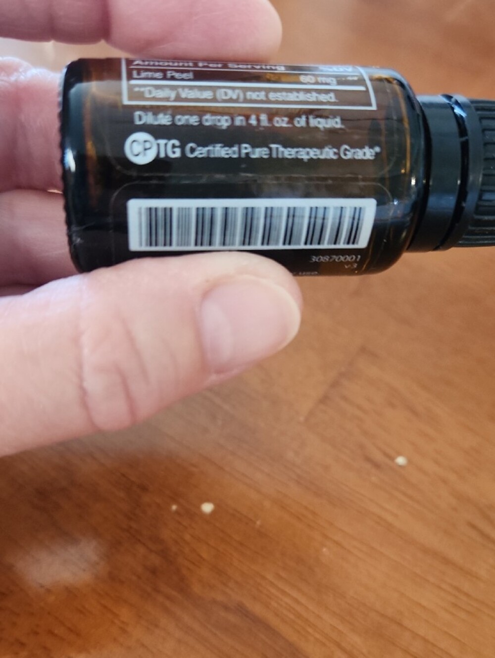 doTERRA Lime Essential Oil Supplement 15 Ml Half Used - Picture 4 of 8